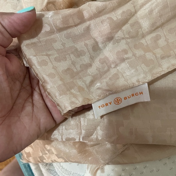 Tory Burch Light Brown Scarf - Picture 4 of 12